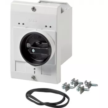 Eaton carcasa vacía con interruptor giratorio E-PKZ0-G, montaje en superficie, 129 x 85 x 80 mm, gris 072907