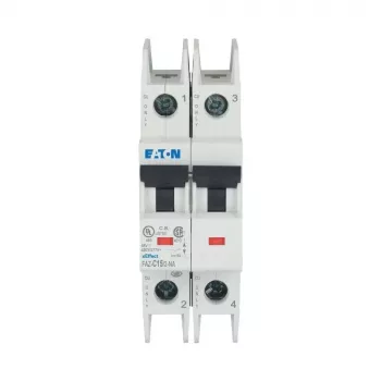 Eaton FAZ-C15/2-NA interruptor automático de 15 A 2 polos con curva C (MCB) 102169