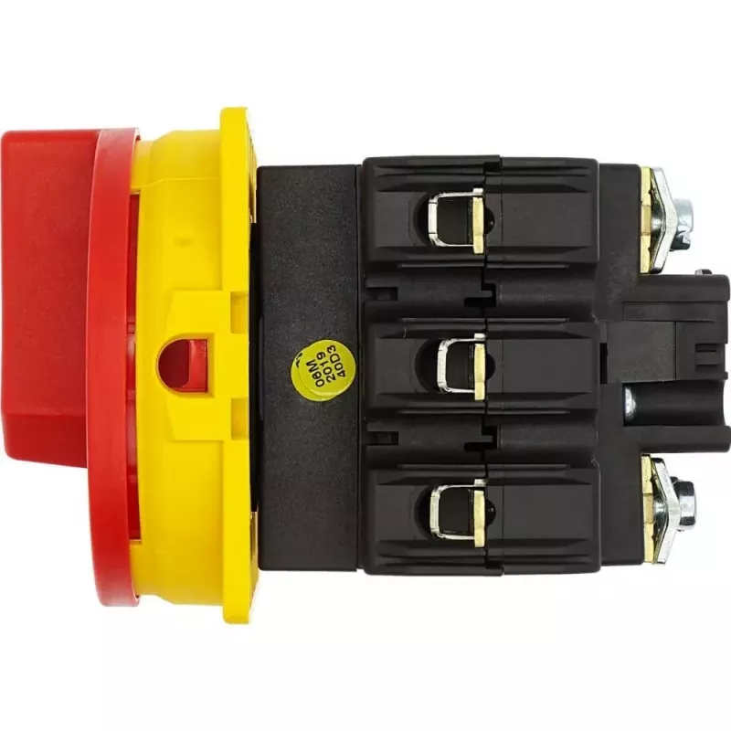 Eaton P3-100/EA/SVB interruptor principal bloqueable de 100 A 3 polos, rojo/amarillo