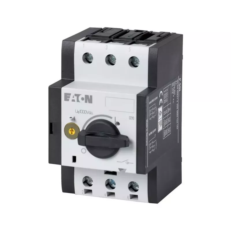Eaton P-SOL30 interruptor principal giratorio bipolar, 32 A, negro/blanco 120935