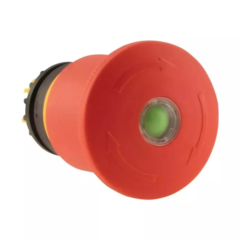 Eaton M22-PVT45P-MPI interruptor de pulsador, negro/rojo/amarillo 121463