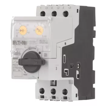 Eaton PKE12/XTU-1.2 interruptor de protección de motor tripolar, 0,3-1,2 A, 690V, 50kA 121731