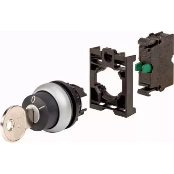 Eaton 110917 mecanismo de bloqueo para armario eléctrico, accionado por tornillo, negro/plata