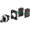 Eaton M22 interruptor de llave, 2 posiciones, enclavado, 2 contactos NA, negro 110922
