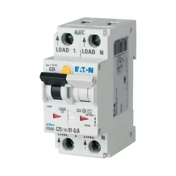 Eaton FRBDM-B16/1N/001-G/A RCBO 16A 10mA 1P+N curva B 230V 168251