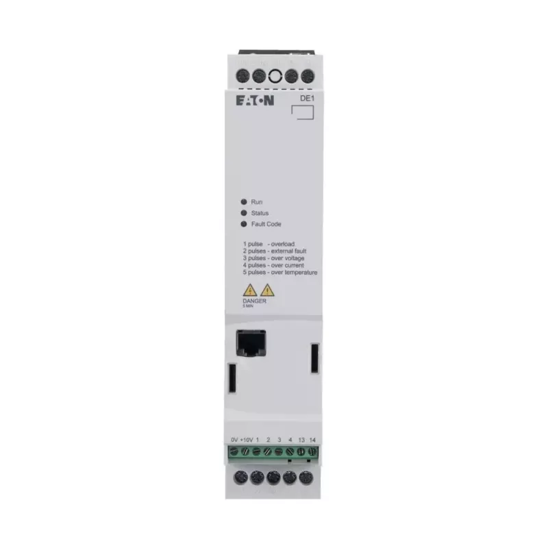 Eaton DE1-343D6FN-N20N variador de frecuencia, 380-480 V, 50/60 Hz, IP20, negro/blanco 174335