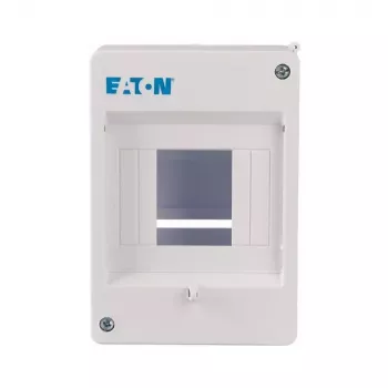 Eaton MINI-4 armario de distribución de superficie, 4 módulos, IP30, blanco tráfico (RAL 9010) 177068