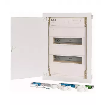 Eaton KLV-24UPP-F armario de distribución multimedia, empotrar, 24 módulos, puerta blanca 178800