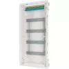 Eaton KLV-48UPP-F distribuidor empotrar 4 filas 48 módulos, blanco 178804