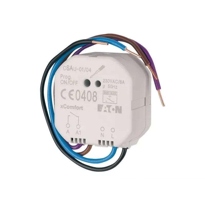 Eaton xComfort Smart Home actuador de conmutación inalámbrico, libre de potencial, 121080