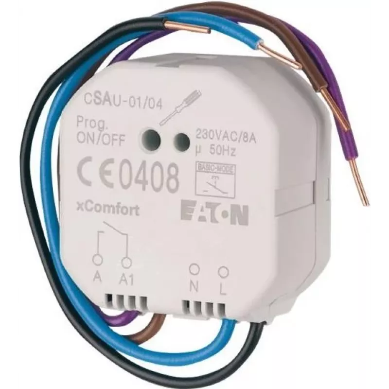 Eaton xComfort Smart Home actuador de conmutación inalámbrico, libre de potencial, 121080