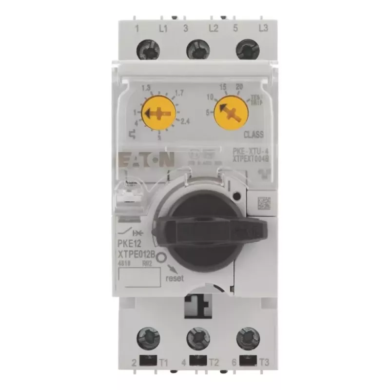 Eaton PKE12/XTU-4 interruptor de protección de motor, 3 polos, 0,3-12 A, 690 V AC 121732