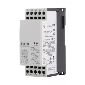 Eaton DS7-340SX009N0-N arrancador suave, 9 A, 4 kW, 200-460 V AC, control 24 V AC/DC, gris 134910
