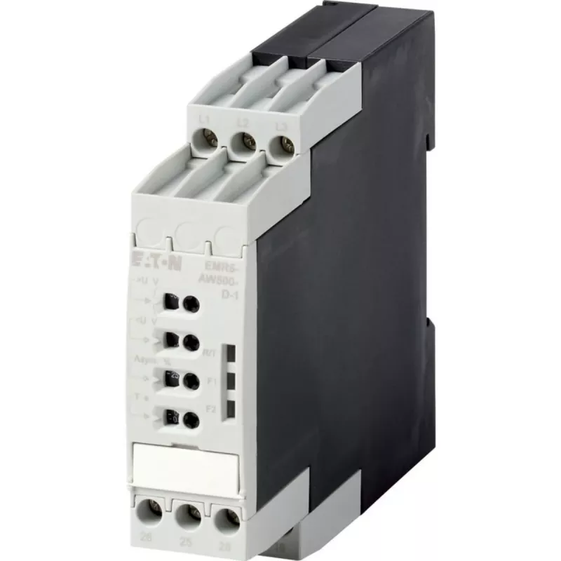 Eaton EMR6-AW500-D-1 relé de control de fases 3x200-500V AC, 2 conmutadores, carril DIN 184764