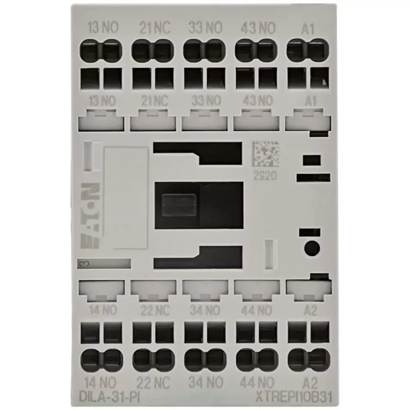 EATON DILA-31 contactor auxiliar, bobina 230 V 50 Hz / 240 V 60 Hz, 3NO+1NC, 4 A 199209