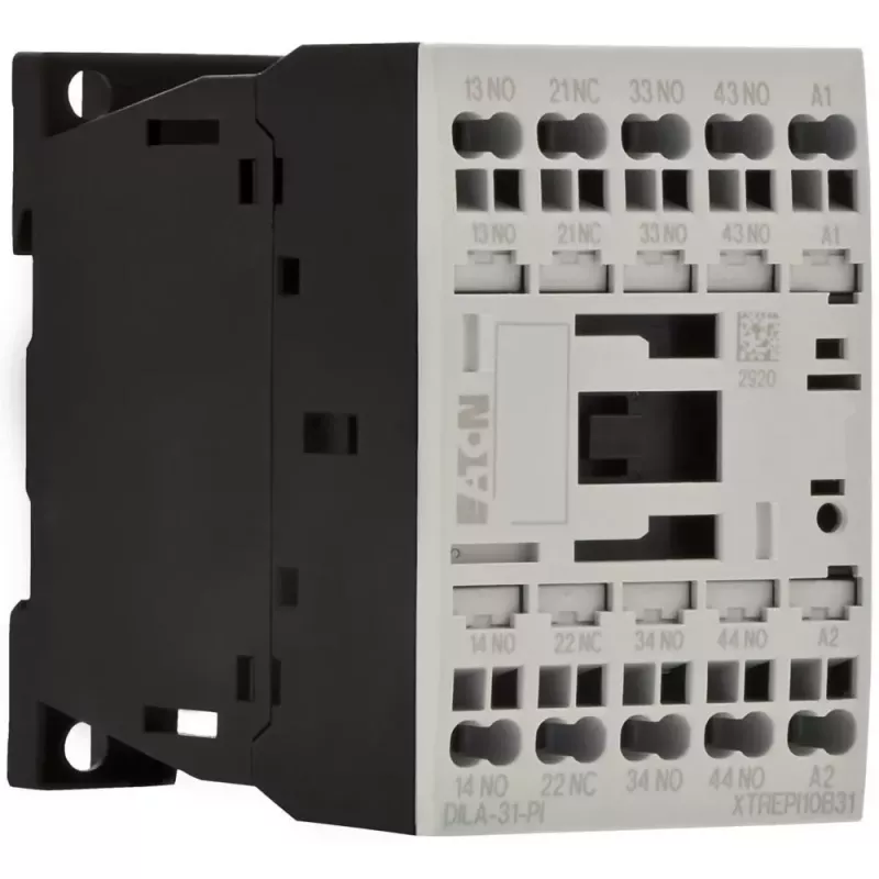 EATON DILA-31 contactor auxiliar, bobina 230 V 50 Hz / 240 V 60 Hz, 3NO+1NC, 4 A 199209