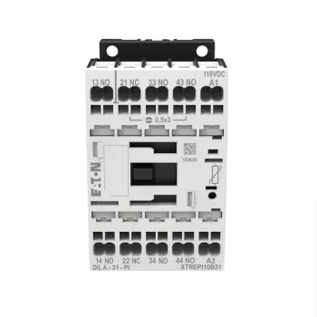 Eaton DILA-31 contactor auxiliar, bobina 24 V DC, 3NO+1NC, tetrapolar 199213