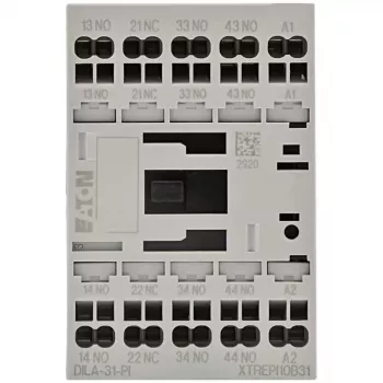 Eaton DILA-31 contactor auxiliar, bobina 24 V DC, 3NO+1NC, tetrapolar 199213