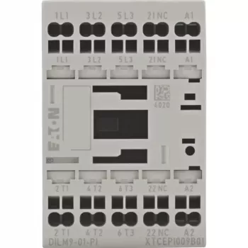 Eaton DILM9-01(24VD) Contactor de potencia, tripolar, 9 A, bobina 24 V DC 199238