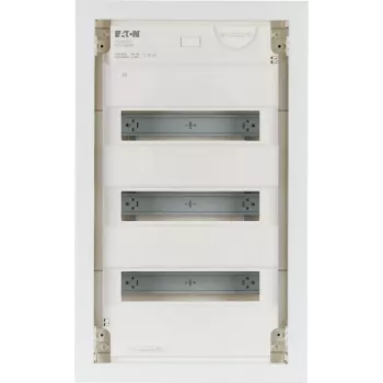 Eaton KLV-36HWP-F Cuadro de distribución de superficie, 3 filas, 36 módulos, puerta transparente, blanco 178810