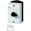 Eaton T0-1-15431/I1 Interruptor basculante unipolar, 20 A, IP65, negro/blanco 207070