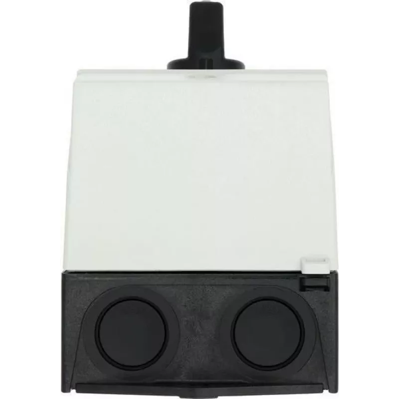 Eaton T0-4-8410/I1 interruptor basculante ON-OFF de 3 polos, 20 A, montaje frontal, negro/blanco 207140
