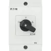 Eaton T0-4-8410/I1 interruptor basculante ON-OFF de 3 polos, 20 A, montaje frontal, negro/blanco 207140
