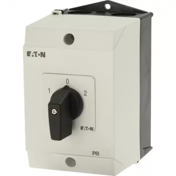 Eaton T0-3-8212/I1 Interruptor de levas tripolar 20 A, 2x60°, gris/negro 207123
