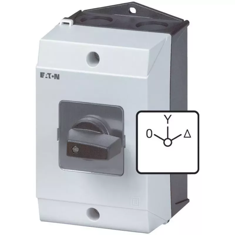 Eaton T3-4-8410/I2 interruptor de palanca tripolar, negro/blanco, 207195