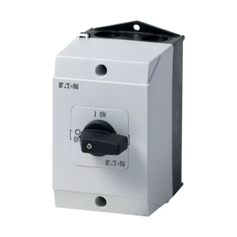 Eaton P1-32/I2 Interruptor principal giratorio, 3 polos, 32 A, negro/blanco 207320
