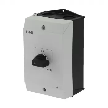 Eaton P1-25/I2 Interruptor principal 3 polos 25 A, palanca negra/blanca, montaje en panel frontal 207299