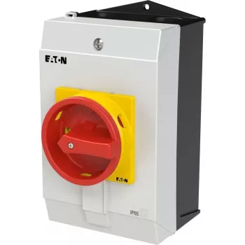 Eaton P1-32/I2/SVB/N Interruptor principal 3 polos + neutro 32 A IP65 gris/rojo 207319