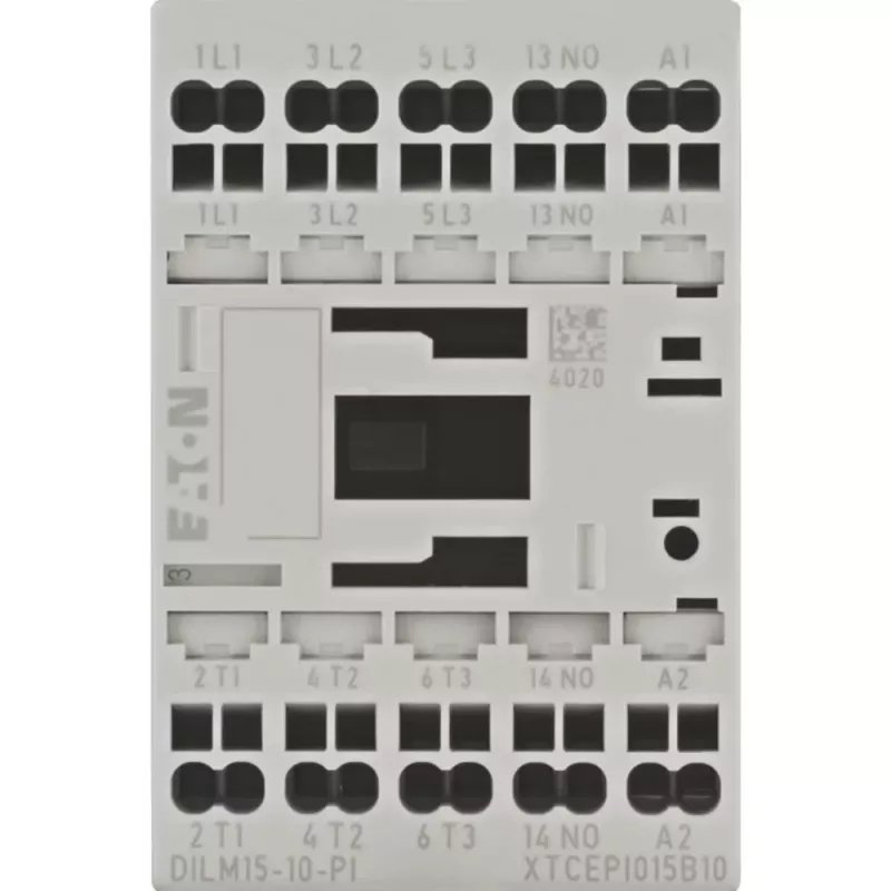 EATON DILM15 Contactor, 3 polos, 15 A, bobina 230 V 50 Hz / 240 V 60 Hz, 1NO+1NC 199249