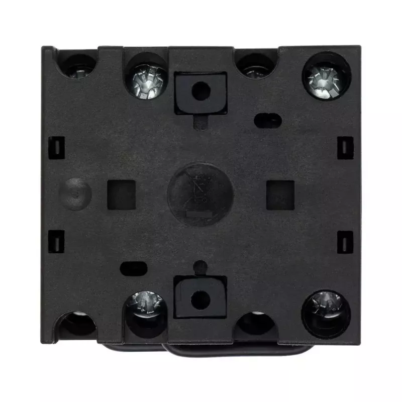 Eaton T0-1-15421/E Interruptor de levas, 1 polo, ON-OFF, 20 A, 690 V AC, palanca, negro, placa frontal 48x48 mm 095806