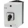 Eaton 207537 Interruptor giratorio 3 polos, 20 A, 690 V, montaje frontal, negro/blanco