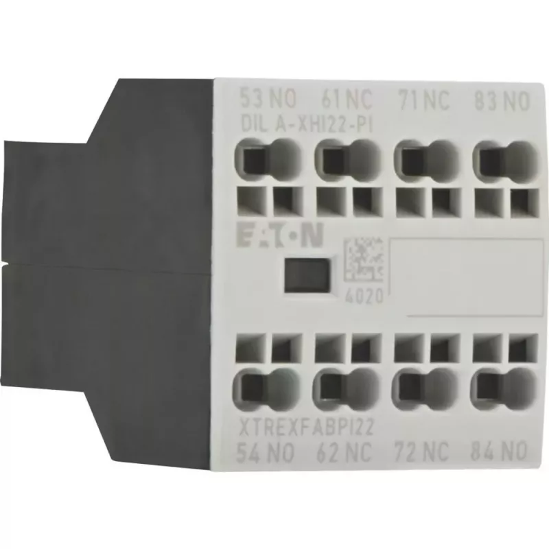 Eaton DILA-XHI22-PI Bloque de contacto auxiliar, 2NO+2NC, 4A, montaje frontal 199319