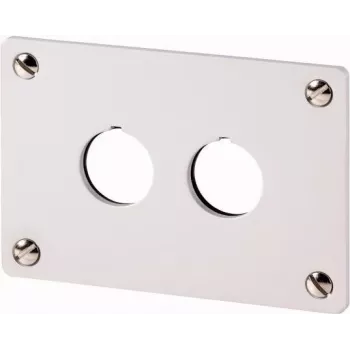Eaton M22-E2 Placa de montaje, aluminio gris, IP65, 105 x 72 mm 216543