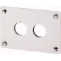 Eaton M22-E2 Placa de montaje, aluminio gris, IP65, 105 x 72 mm 216543