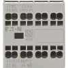 Eaton DILM12-XHI11 Bloque de contacto auxiliar, 1NO+1NC, montaje frontal, bornes de tornillo 199456