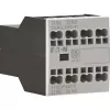 Eaton DILM12-XHI11 Bloque de contacto auxiliar, 1NO+1NC, montaje frontal, bornes de tornillo 199456