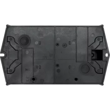 Eaton CI-K Carcasa vacía para montaje en carril DIN, 100 x 160 x 145 mm, gris claro (RAL 7035), tapa negra (RAL 9005) 206883
