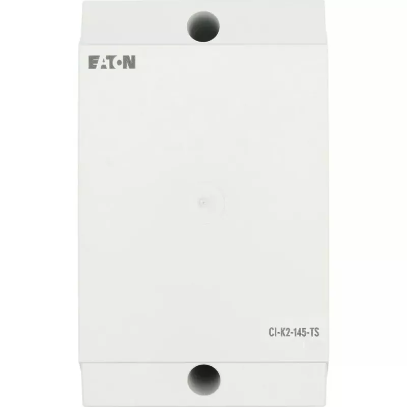 Eaton CI-K Carcasa vacía para montaje en carril DIN, 100 x 160 x 145 mm, gris claro (RAL 7035), tapa negra (RAL 9005) 206883