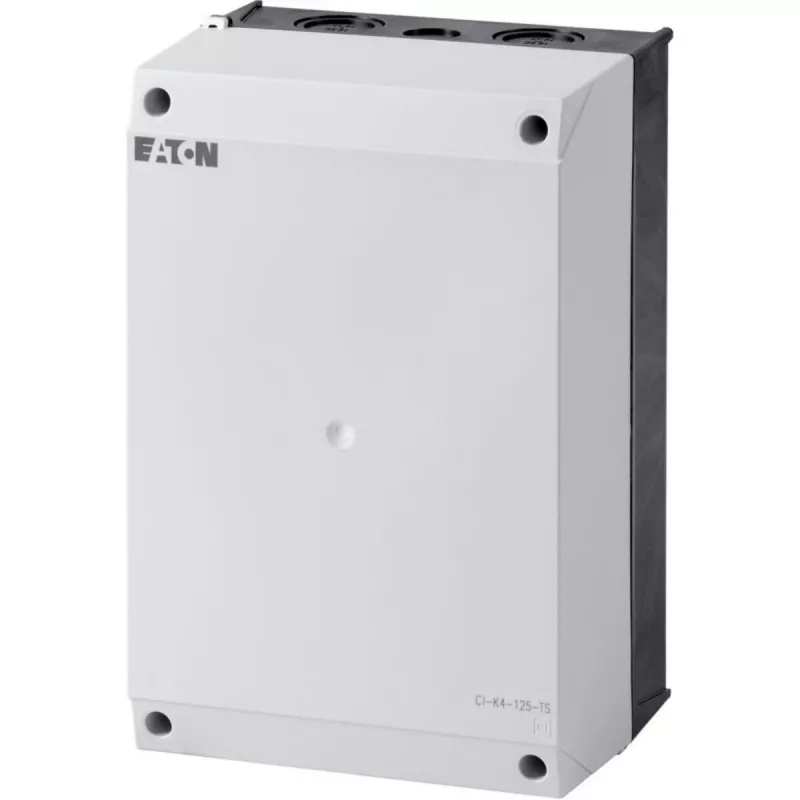 Eaton Carcasa con brida abajo negra/arriba blanca 160 x 240 mm PC IP65 con carril DIN (CI-K 4-125-TS)
