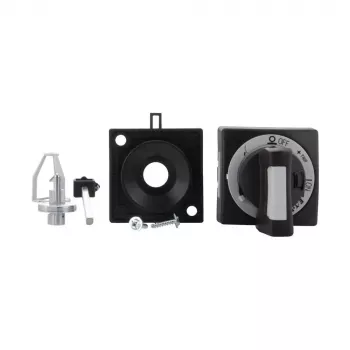 Eaton PKZ0-XH Manilla de acoplamiento de puerta, con cerradura, 64 x 64 x 54 mm, negra 106132