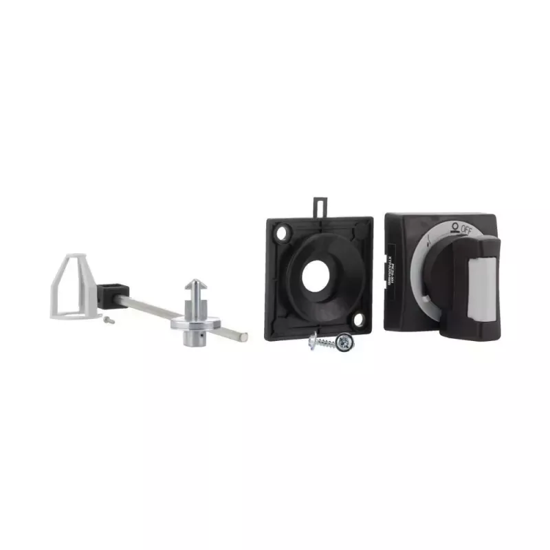 Eaton PKZ0-XH Manilla de acoplamiento de puerta, con cerradura, 64 x 64 x 54 mm, negra 106132