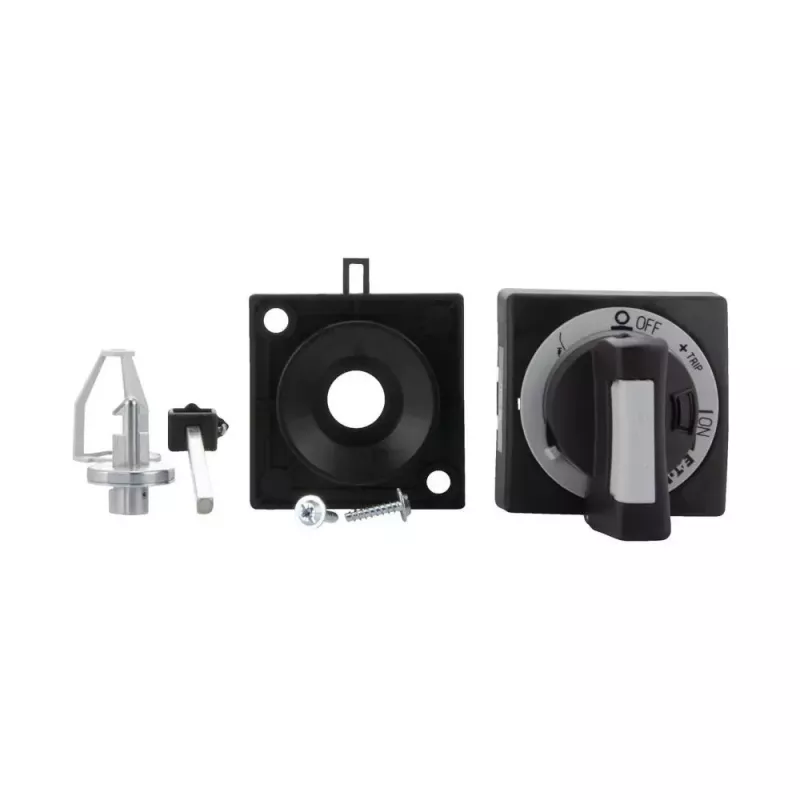 Eaton PKZ0-XH Manilla de acoplamiento de puerta, con cerradura, 64 x 64 x 54 mm, negra 106132