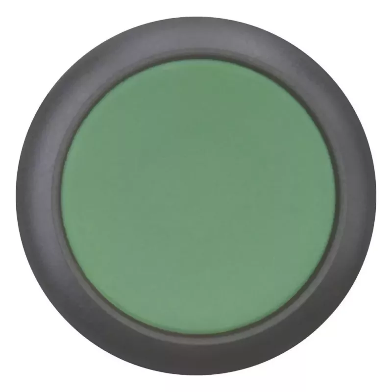 Eaton M22S-D-G pulsador, verde/negro, plástico, IP66/IP67/IP69 216597