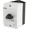 Eaton T0-3-8228/I1 Interruptor ON-OFF 3 polos 20A 690V AC, empuñadura negra/frontal blanco 207125