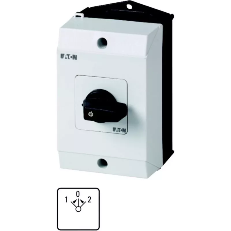 Eaton T0-3-8228/I1 interruptor eléctrico, tripolar, negro/blanco 207125