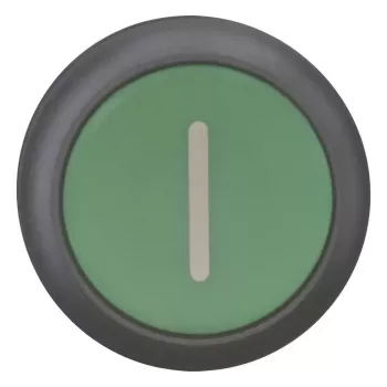 Eaton M22S-D-G-X1 Pulsador plano, verde, 22,5 mm, momentáneo, IP66/IP67/IP69K 216608